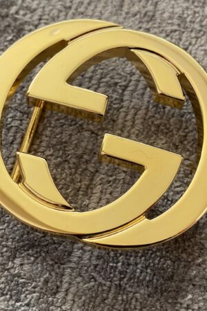 Vintage Gucci GG Marmont Interlocking Double G Belt Buckle Timeless Luxury for the Discerning Collector