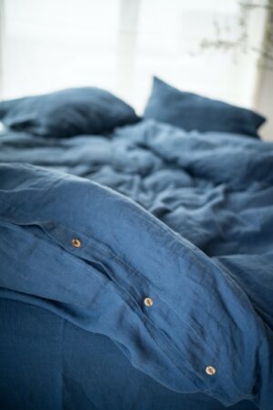 Luxurious Stonewashed Linen Duvet Cover Elevate Your Sleep with Natural Comfort