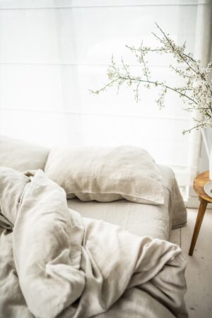 Luxurious Stonewashed Linen Duvet Cover Elevate Your Sleep with Natural Comfort