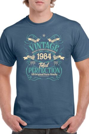 40 Years of Perfection Limited Edition T-Shirt for Men Born in 1984