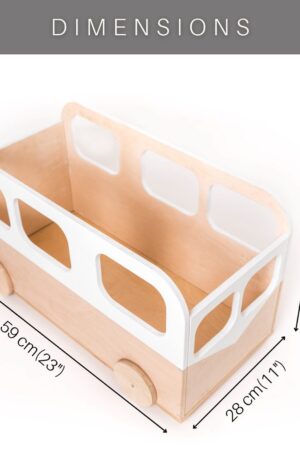 Wooden Toy Box on Wheels The Ultimate Storage Solution for Kids' Rooms