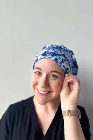 Hello Headband Scrub Hat Moody Tie Dye - The Ultimate Comfort for Healthcare Heroes