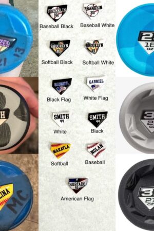 Personalized Bat Knob Decals Elevate Your Batting Game with Custom Style