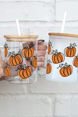 Pumpkin Spice and Everything Nice Your Fall Essential Glass Can Coffee Cup