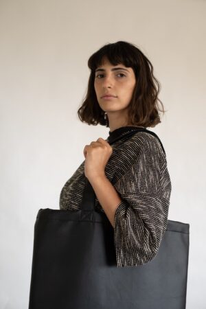 Captivating Black Vegan Leather Bag Ethical Style Meets Timeless Elegance