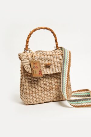 St. Ibiza Mini Straw Bag Handcrafted Woven Summer Essential for Women