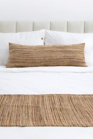 Boho Chic Bed Runner Set Vibrant Hues, Textured Stripes, and Cozy Comfort