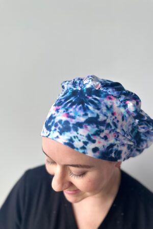 Hello Headband Scrub Hat Moody Tie Dye - The Ultimate Comfort for Healthcare Heroes