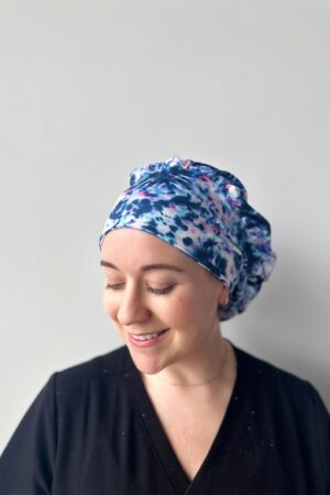 Hello Headband Scrub Hat Moody Tie Dye - The Ultimate Comfort for Healthcare Heroes