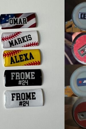 Personalized Bat Knob Decals Elevate Your Batting Game with Custom Style