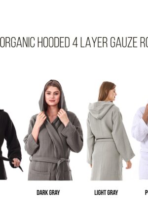 Organic Muslin Robe Cozy, Chic, and Sustainable Comfort