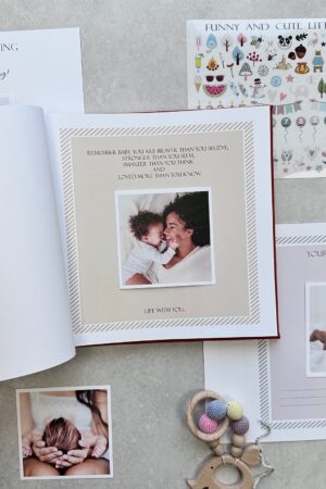 Cherished Memories A Modern Baby Journal for Your Little One's First Five Years