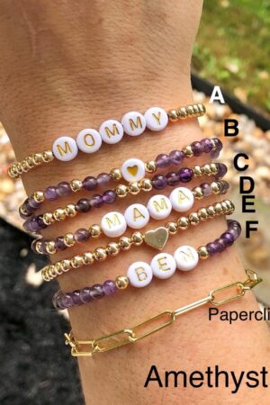 Personalized Word Bracelet Create a Unique Keepsake with Your Special Words