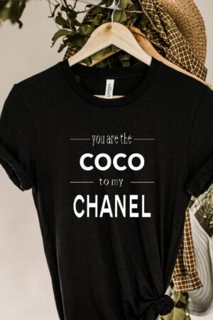 COCO Chanel Fashionista Tee A Classic Icon for Fashion Lovers