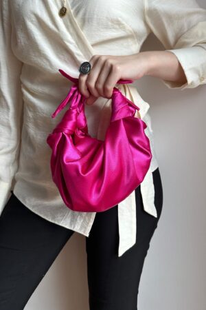 Knotted Satin Evening Bag A Symphony of Colors for Every Occasion