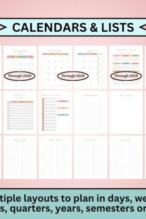 Homeschool Planner Printable The Ultimate Guide to Organized Learning for 2024-2025