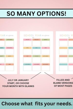 Homeschool Planner Printable The Ultimate Guide to Organized Learning for 2024-2025