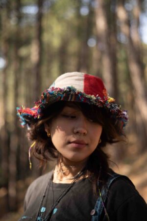 Breezy Summer Sanctuary Handcrafted Hemp Hat with Expansive Brim