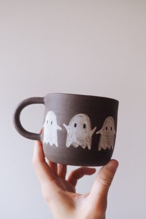 Hauntingly Festive Pre-Order Your Ghost Parade Ceramic Mug for a Spooktacular December