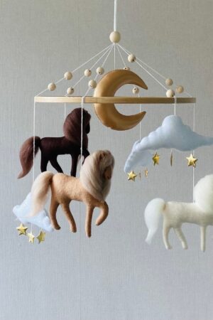 Celestial Dreams Neutral Nursery Mobile for Sweet Slumbers