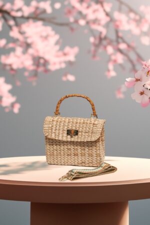 St. Ibiza Mini Straw Bag Handcrafted Woven Summer Essential for Women