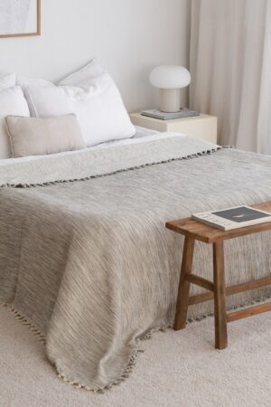 Luxurious Turkish Cotton Bedspread Indulge in Organic Comfort and Boho Charm