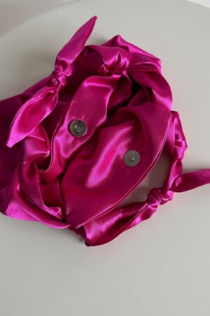 Knotted Satin Evening Bag A Symphony of Colors for Every Occasion