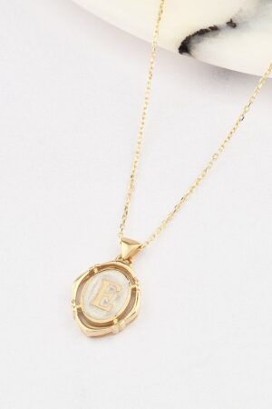 Exquisite 14K Gold Letter Necklace Personalize Your Style with Initial Charm