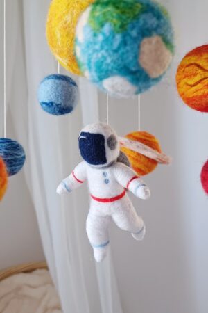 Celestial Adventure Solar System Mobile for Baby's Cosmic Dreams