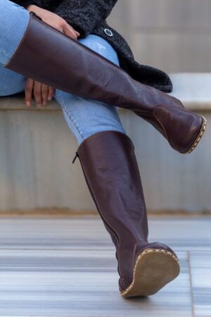 Grounding Boots Connect with Nature in Style | Handmade Leather Boots with Copper Rivets