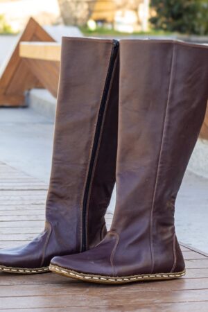 Grounding Boots Connect with Nature in Style | Handmade Leather Boots with Copper Rivets