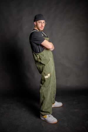 Brooklyn Street Style Unisex Heavy Duty Salopette Overalls for Urban Workwear and Streetwear