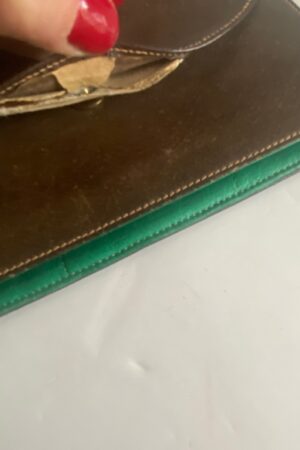 Vintage Gucci Two-Tone Leather Change Purse A Timeless Accessory from the 1970s