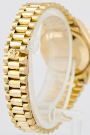 Rolex Datejust President 18k Yellow Gold Factory Diamond Dial and Bezel Ladies 26mm Watch 69178 - Pristine Elegance