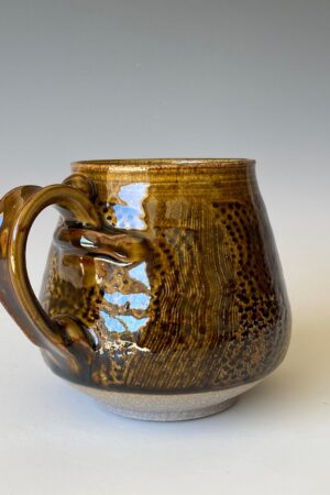 Artisan-Crafted Textured Ceramic Mug Elevate Your Morning Ritual with a Unique Masterpiece (CMMC4AMB10)