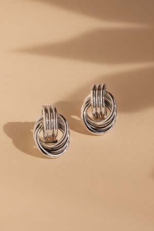 Mini Double Knot Hoop Earrings Timeless Gold Jewelry for the Modern Woman