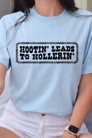 Hootin' to Hollerin Unleash Your Country Spirit with Our Trendy Hootin' Shirt