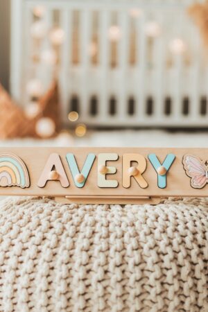 Personalized Wooden Name Puzzle A Cherished Gift for Little Explorers