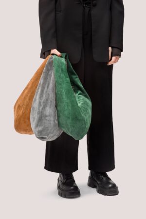 Luxurious Green Suede Hobo Bag A Timeless Accessory for the Modern Woman