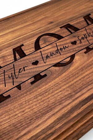 Personalized Mother's Day Cutting Board A Cherished Keepsake for Mom