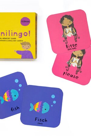 Minilingo Bilingual Flashcards for Kids | Fun and Educational German-English Learning