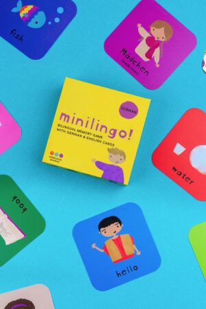 Minilingo Bilingual Flashcards for Kids | Fun and Educational German-English Learning