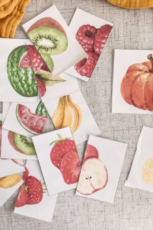 Healthy Food Matching Cards Fun Learning for Preschoolers and Toddlers