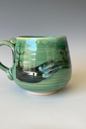 Green Hills A Ceramic Masterpiece for Your Daily Brew