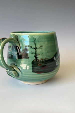 Green Hills A Ceramic Masterpiece for Your Daily Brew