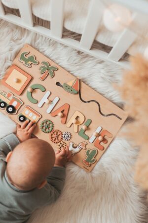 Wooden Busy Board Sensory Adventure for Curious Toddlers