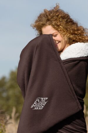 Cozy Comfort, Personalized Embroidered Monogram Sherpa Blanket for Cherished Moments