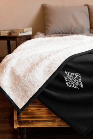 Cozy Comfort, Personalized Embroidered Monogram Sherpa Blanket for Cherished Moments