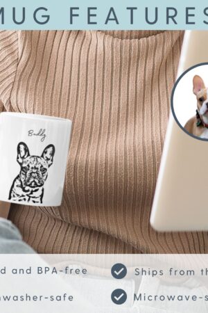 Personalized Pet Mug Sip with Your Furry Friend's Charm