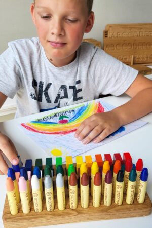 Stockmar Crayon Holder Organize Your Child's Art Supplies with Style